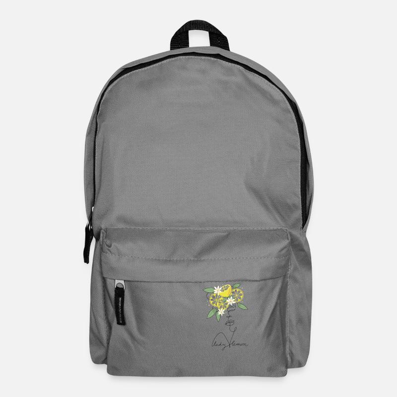 Lady lemon Lineart Design - Sac à dos - gris éléphant