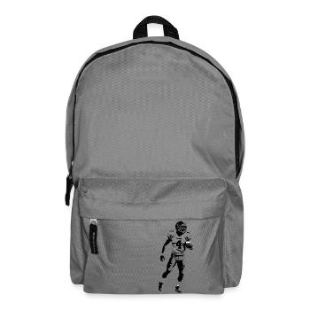 Football américain - Autocollant sportif - Sac à dos - gris éléphant - Devant