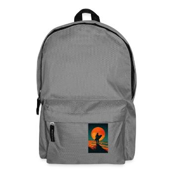 Sunset Seeker – Surf the Stars - Backpack - elephant grey - Front