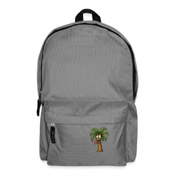 Verrückte Palme - Rucksack - Mittelgrau - Vorne