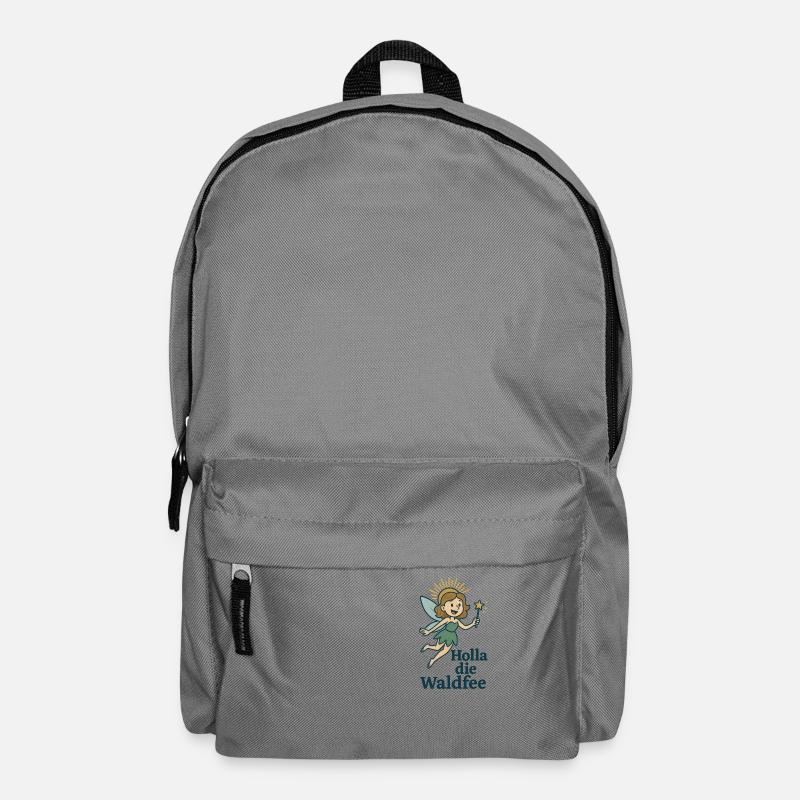 Holla die Waldfee - Rucksack - Mittelgrau