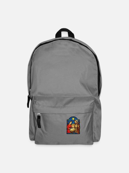 Krippe Haare wechseln - Rucksack - Mittelgrau