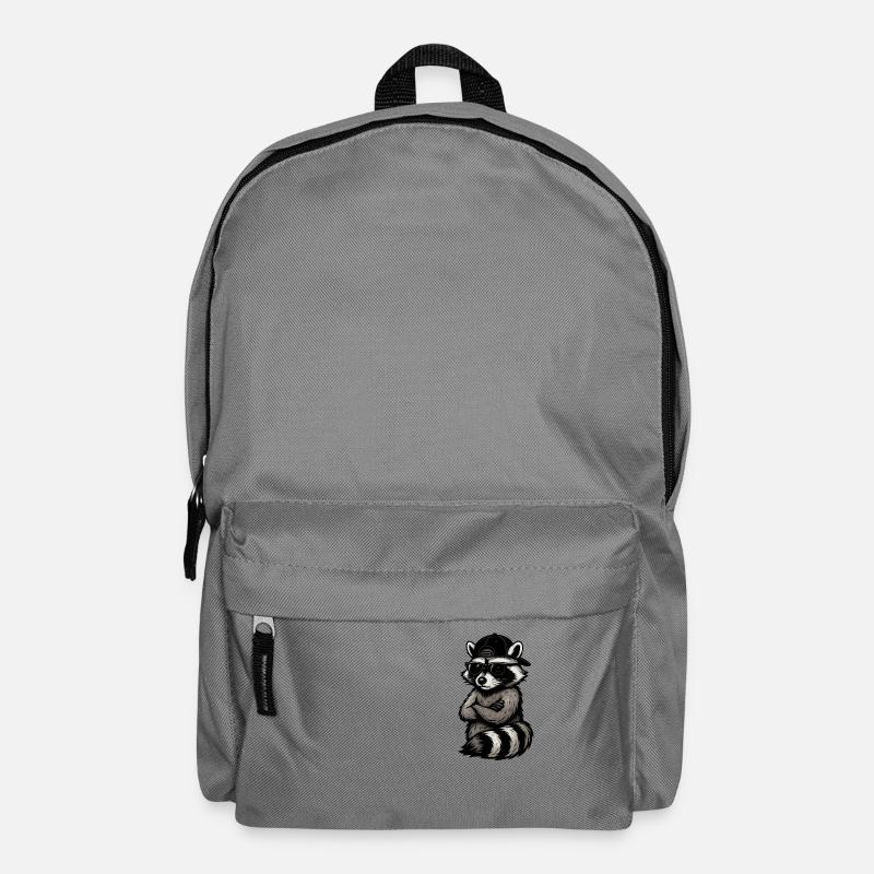 the raccoon - Backpack - elephant grey