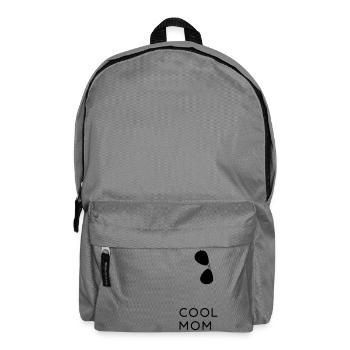 Cool Mom - Vater und Sohn Partnerlook Shirts - Rucksack - Mittelgrau - Vorne