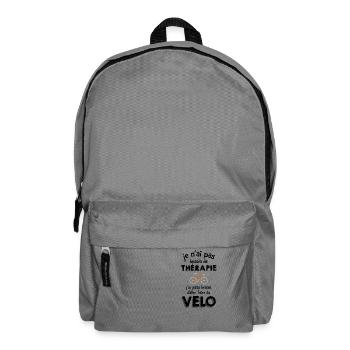 Thérapie - Faire Du Vélo - Sac à dos - gris éléphant - Devant