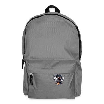 Cute Doberman Angel with Wings Design - Backpack - elephant grey - Front