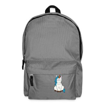Einhorn - Rucksack - Mittelgrau - Vorne
