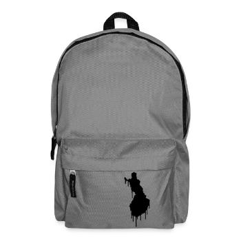 Finland Graffiti - Backpack - elephant grey - Front