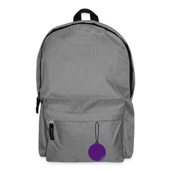 Christmas ball / / christmas ball / / ball - Backpack - elephant grey - Front