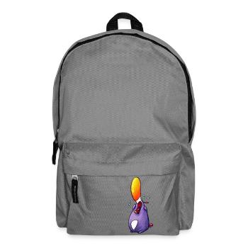 plärrender pinguin - Rucksack - Mittelgrau - Vorne