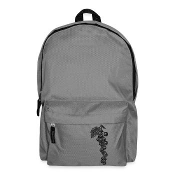 cranberry currants veggie vegetables fruits11 - Backpack - elephant grey - Front