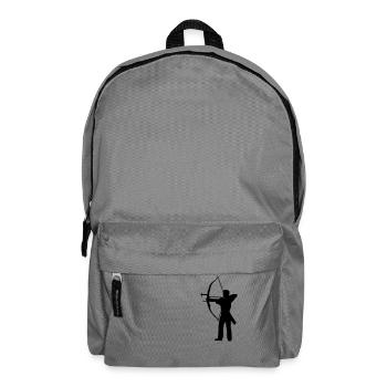 Bogenschießen - Rucksack - Mittelgrau - Vorne