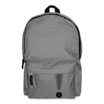 DJ - Schallplatte - Rucksack - Mittelgrau - Vorne
