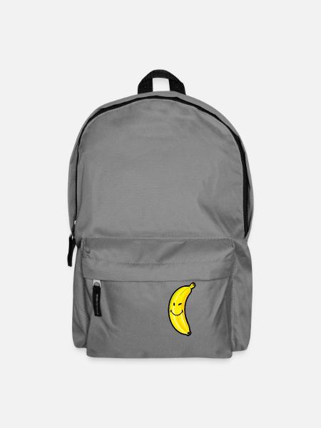 Smiley Banana - Rucksack - Mittelgrau