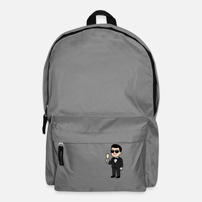Bräutigam Hochzeit Comic - Rucksack - Mittelgrau