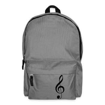 Clé de sol Clef - Sac à dos - gris éléphant - Devant