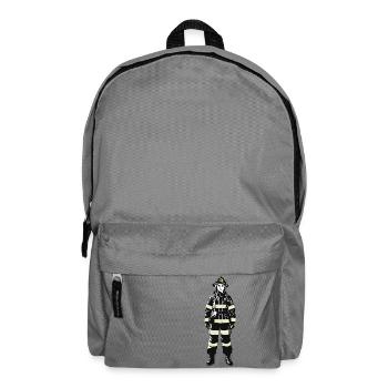 Firefighter - Profession Design Sticker - Backpack - elephant grey - Front