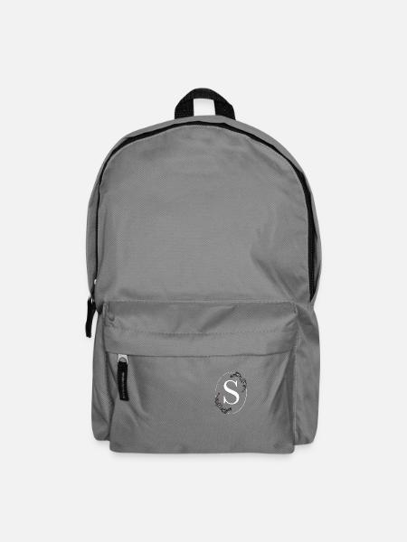 Buchstabe S - Rucksack - Mittelgrau
