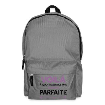 Une Secrétaire parfaite cadeau - Sac à dos - gris éléphant - Devant