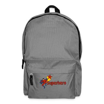 Superhero Comic Superheld - Ideale Geschenkidee - Rucksack - Mittelgrau - Vorne