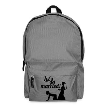 Permet de se marier célibataire adieu - Sac à dos - gris éléphant - Devant