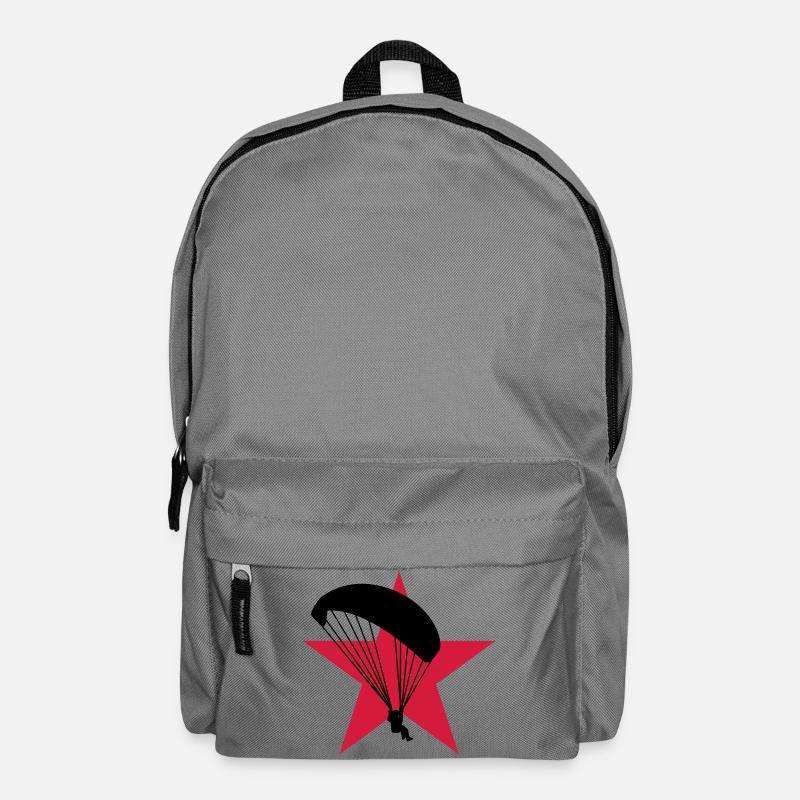 Gleitschirmfliegen / Gleitschirm / Paragliding / - Rucksack - Mittelgrau