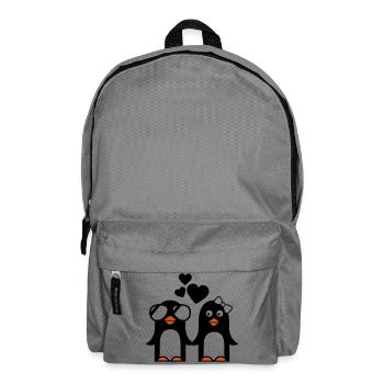 valentinstag pinguine - Rucksack - Mittelgrau - Vorne
