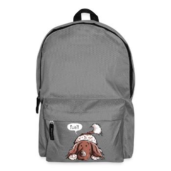 Happy Münsterländer - Rucksack - Mittelgrau - Vorne