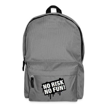 Kein Risiko, keine Zeit, Celebration Design - Rucksack - Mittelgrau - Vorne