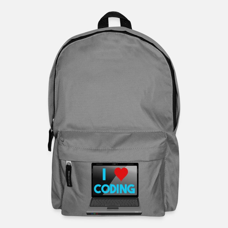 Programmieren, Programmierer, Informatiker - Rucksack - Mittelgrau