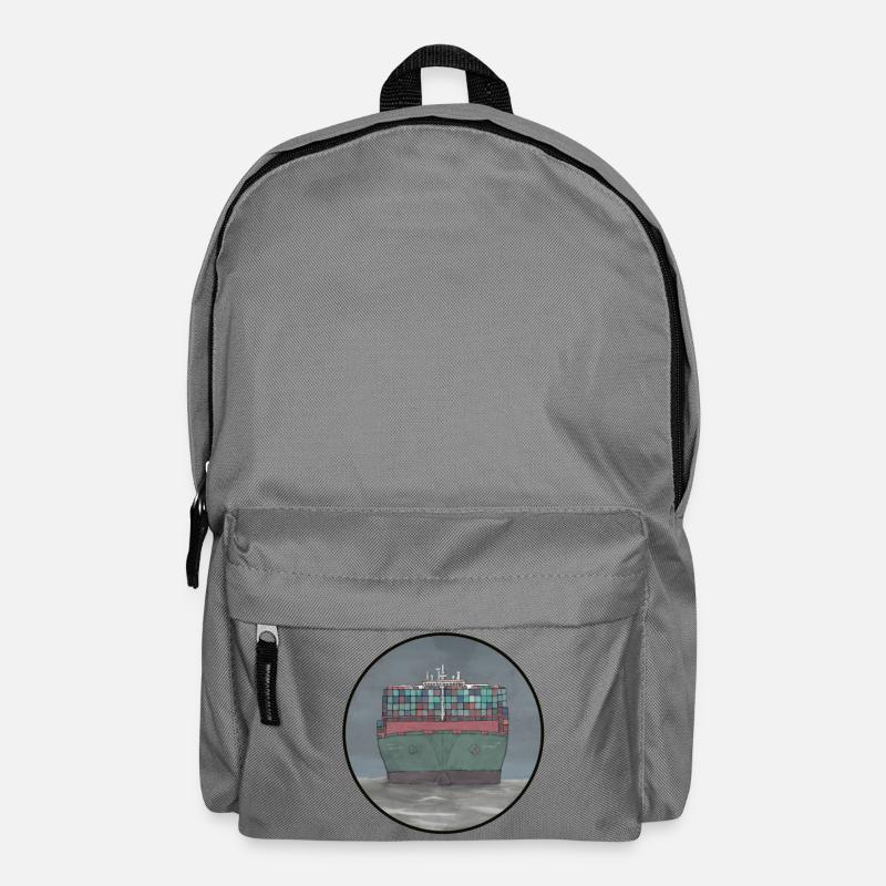 Containerschiff - Rucksack - Mittelgrau