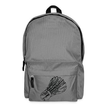 Badminton Federball - Backpack - elephant grey - Front