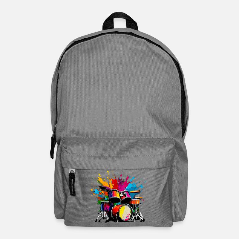 Colorful percussion - Backpack - elephant grey