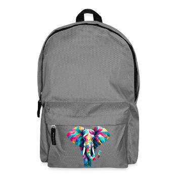 Elefant - Rucksack - Mittelgrau - Vorne