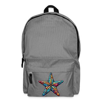 Seestern - Rucksack - Mittelgrau - Vorne