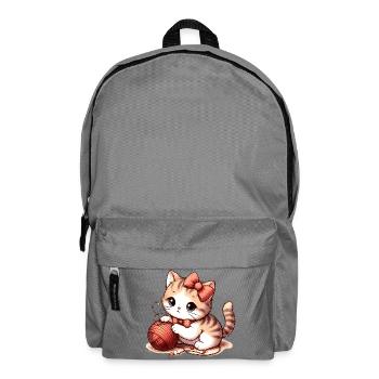 Katzenspiel - Rucksack - Mittelgrau - Vorne
