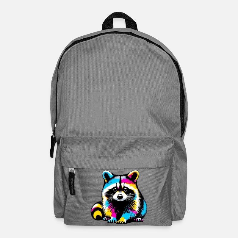Waschbär - Rucksack - Mittelgrau
