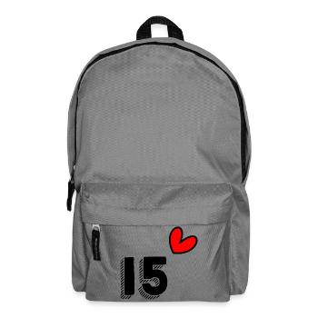 15. 15 YEARS. 15th ANNIVERSARY. 15 YEAR ANNIVERSARY. - Backpack - elephant grey - Front
