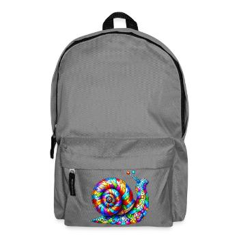 Snail - Backpack - elephant grey - Front