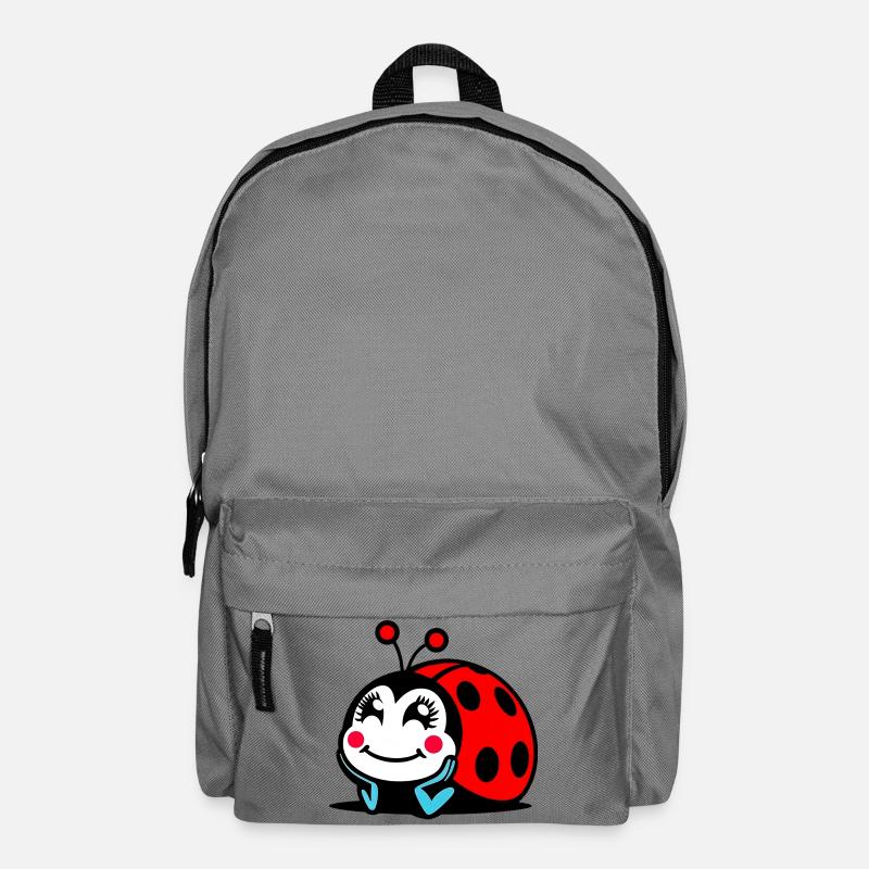 Marienkäfer - Rucksack - Mittelgrau