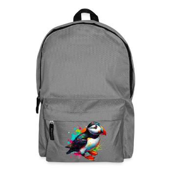 Papageitaucher - Rucksack - Mittelgrau - Vorne