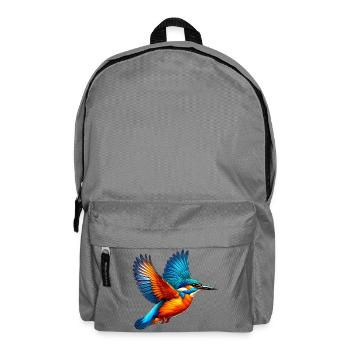 Kingfisher - Backpack - elephant grey - Front