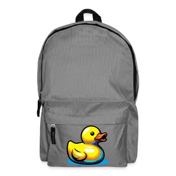 Ente Ente Ente Ente Ente - Rucksack - Mittelgrau - Vorne