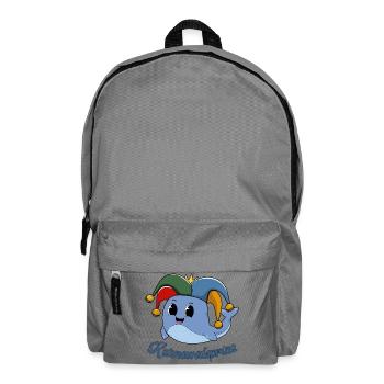 Karnewalsprinz Wortwitz Wortspiele Karneval Kostüm - Rucksack - Mittelgrau - Vorne