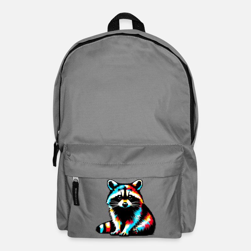 Waschbär - Rucksack - Mittelgrau