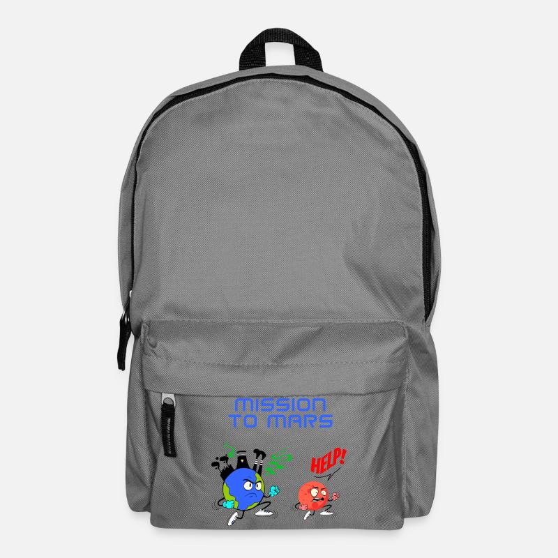 Mission zum Mars - Rucksack - Mittelgrau