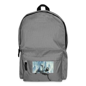 Fall of the Majestic Icarus - Backpack - elephant grey - Front