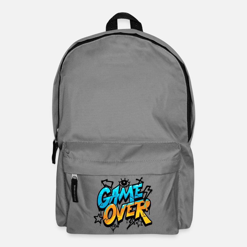 Game Over Graffiti Style Design - Rucksack - Mittelgrau