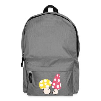 Herbstliche Pilze - Rucksack - Mittelgrau - Vorne