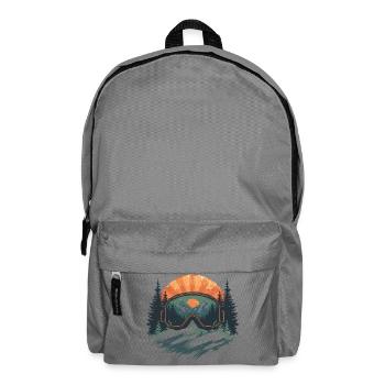 Skibrille Sonnenuntergang  - Rucksack - Mittelgrau - Vorne